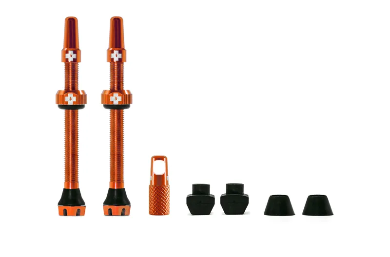 Muc-Off Tubeless Valves in Orange-1